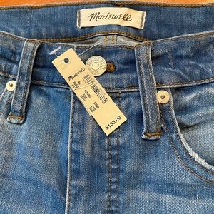 NEVER WORN! Madewell demi-boot two toned jean